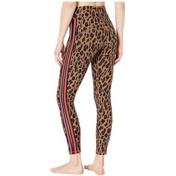 MICHI Strike Leopard High-Waist LeggingsStretch Performance, NWT S